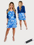 CHACHA Ruffle Knee length PRINTED Dress - D2760
